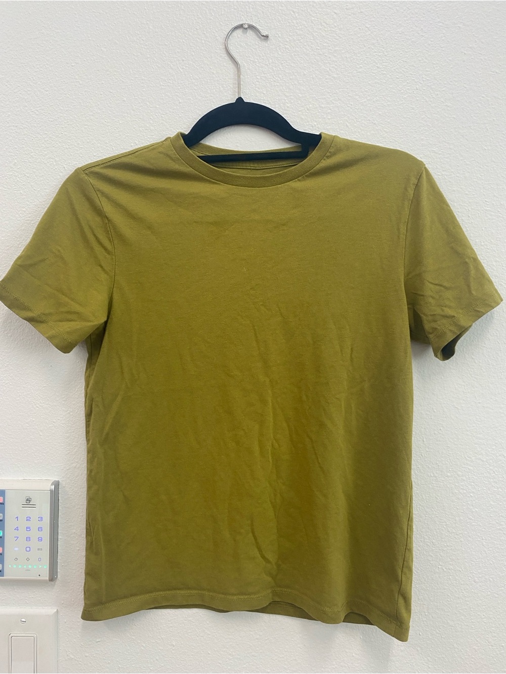 Kids Crew Neck Short-Sleeve Tee in Olive